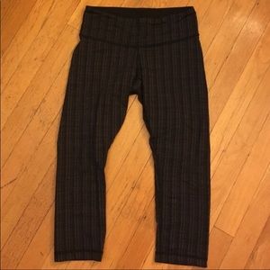Grey zigzags leggings lulu